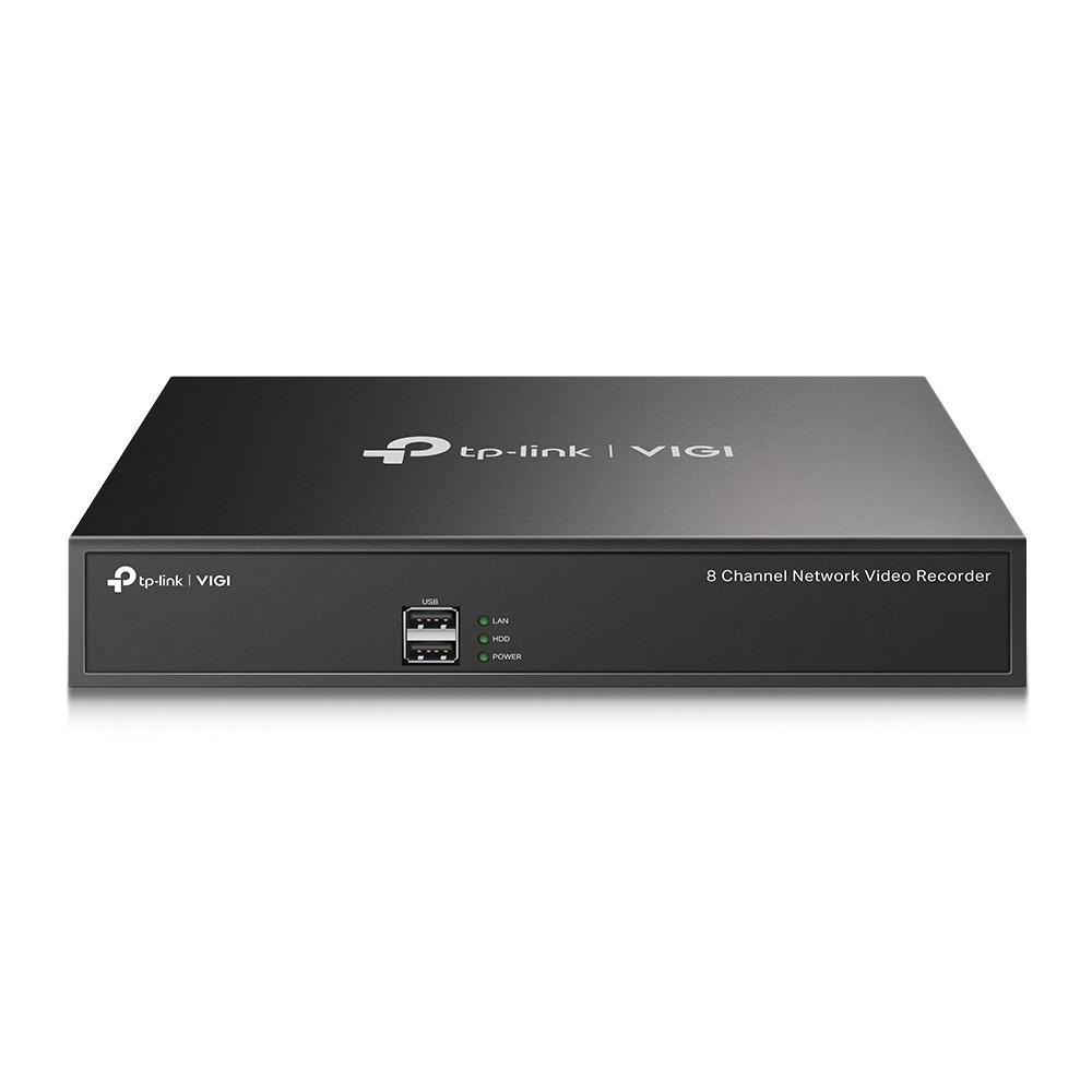 TP-Link VIGI NVR1008H Videoregistratore di rete NVR 1U Nero (TP-Link VIGI NVR 8 Channel Network Video Recorder - NVR1008H)