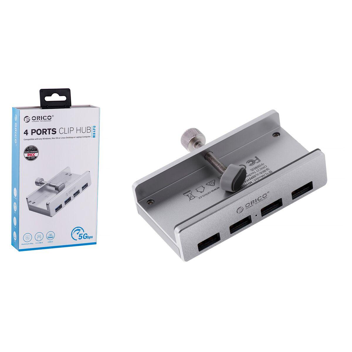 USB 3.0 4 Port Clip Hub All-USB3-Hub-4-clip