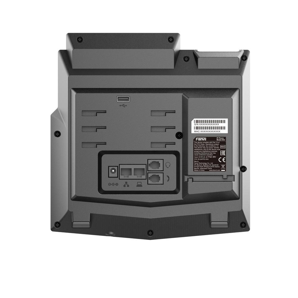 Fanvil X5U | Telefono VoIP | IPV6, audio HD, RJ45 1000 Mb/s PoE, doppio schermo LCD