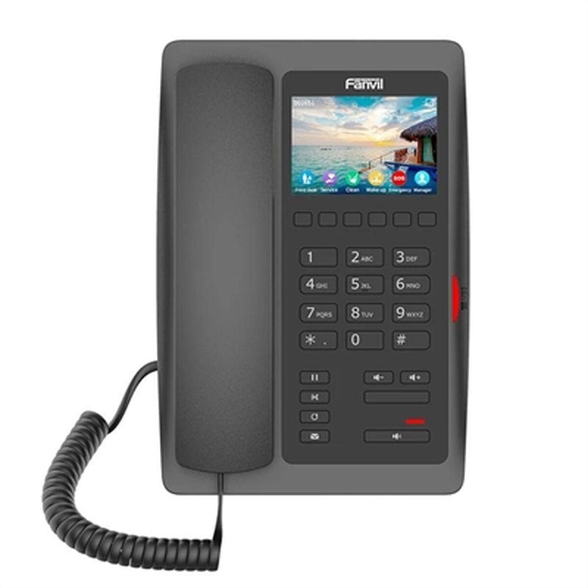 Telefono IP per hotel Fanvil H5, con PoE, WiFi 2.4G Ne