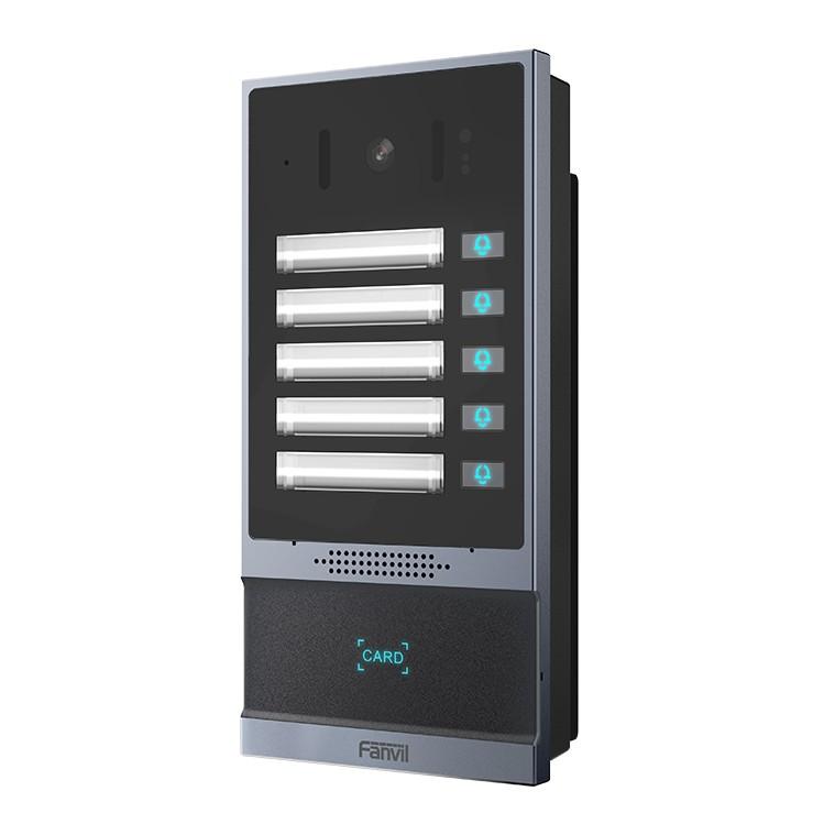 Fanvil i63 | Videocitofono | PoE, IP66, Audio HD, Telecamera HD, Altoparlante integrato, IC/RFID, Montaggio a parete