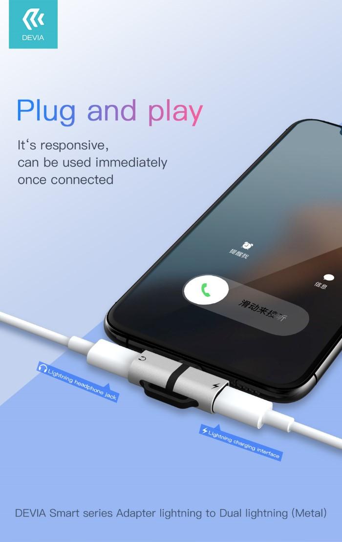 ADAPTER DA SPINA LIGHTNING 2 PRESE