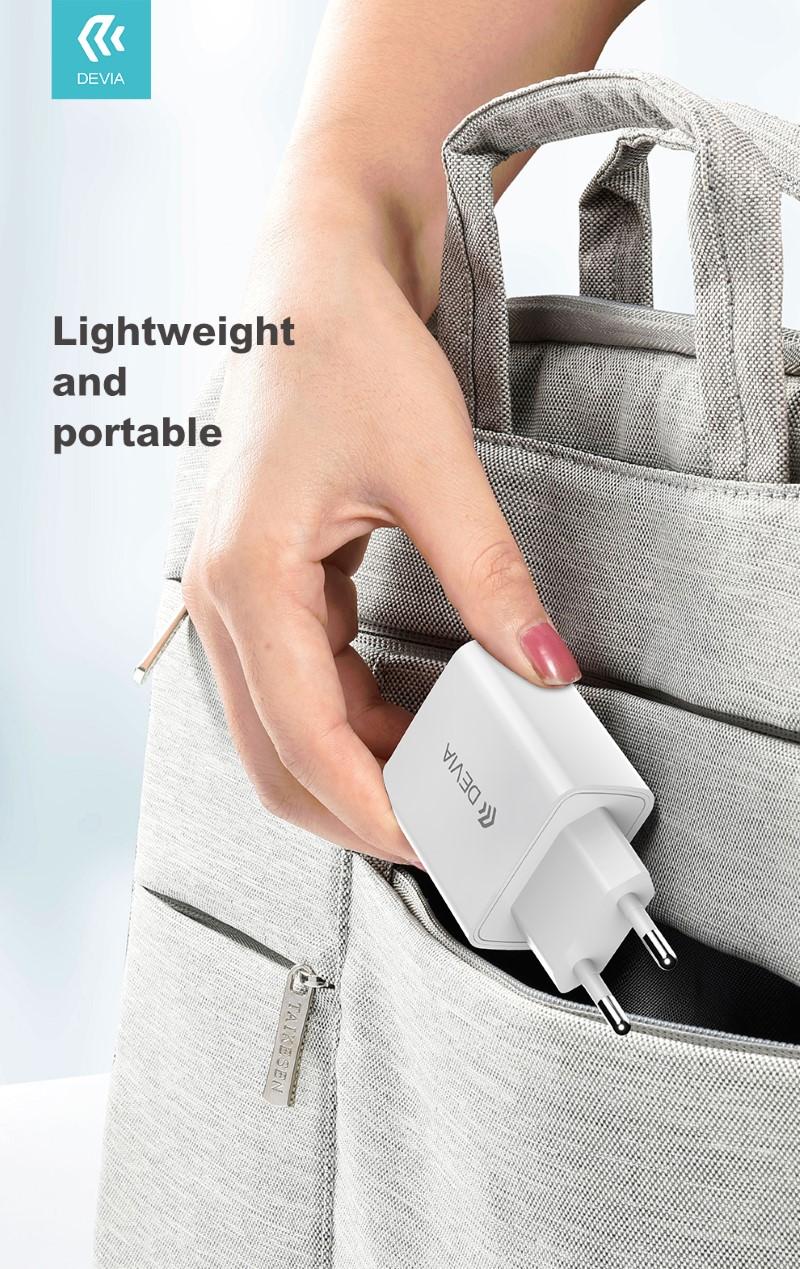 Carica Batterie Uscita Tipo-C carica rapida PD 20 Watt