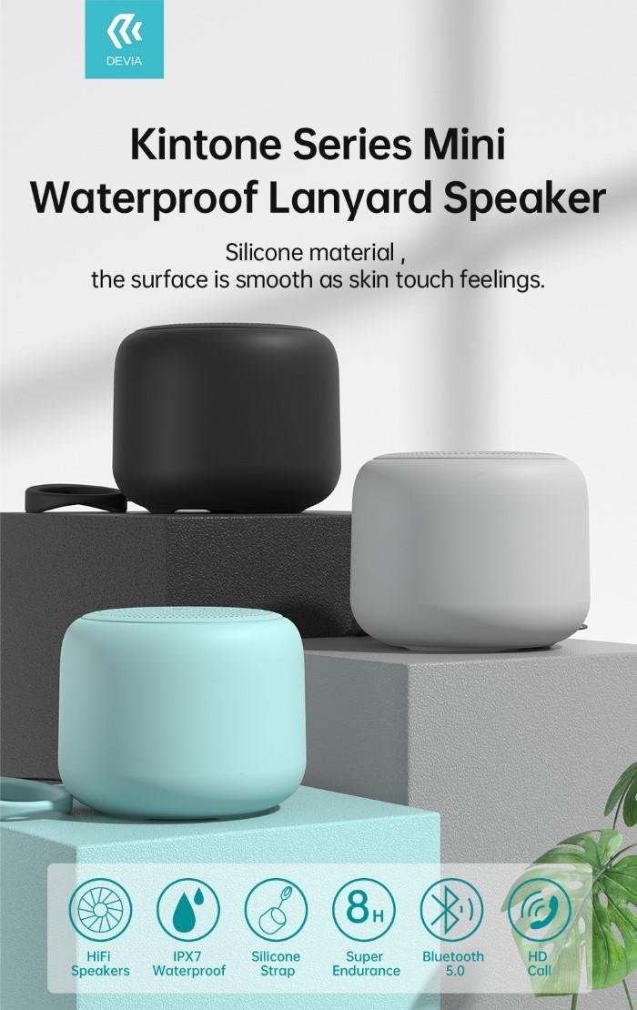 Altoparlante Bluetooth 50 5W in silicone Waterproof Verde