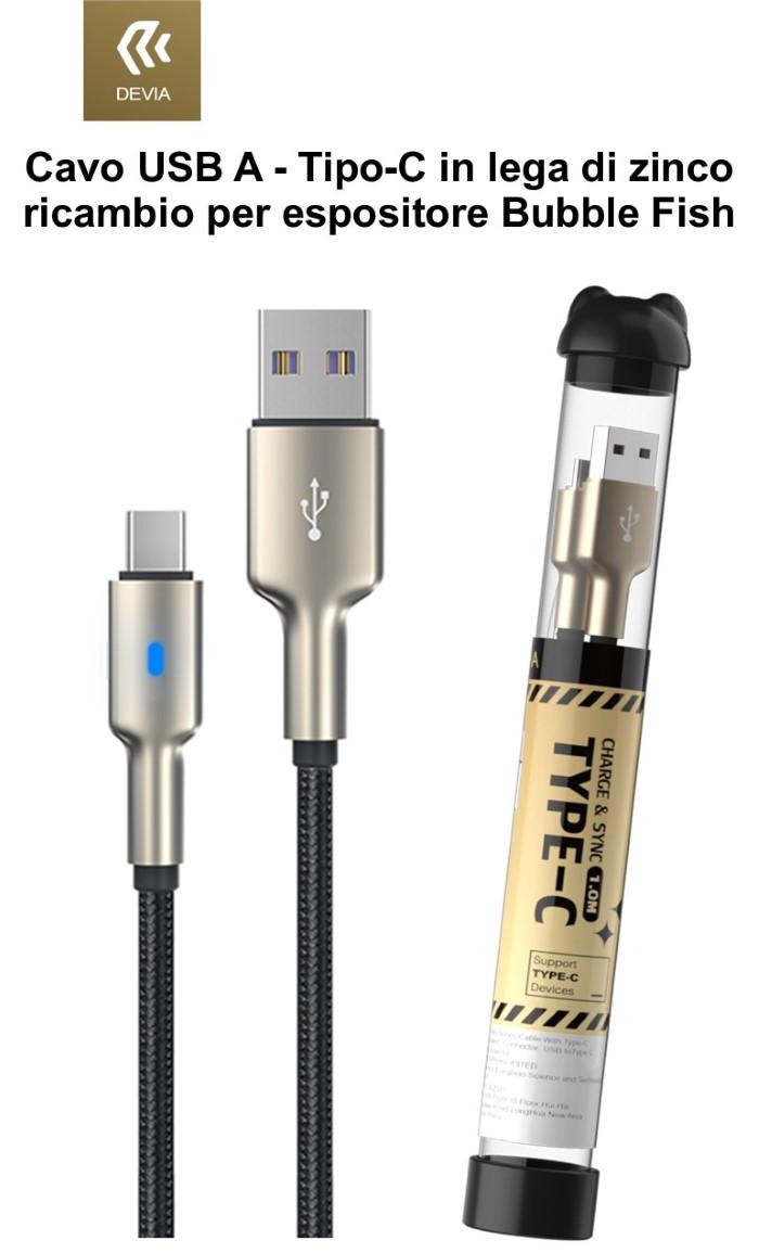 Cavo Usb A - Tipo-C in lega...