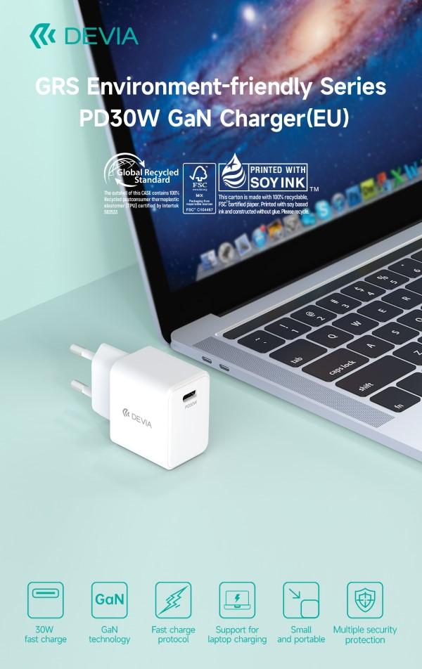 Carica Batteria PD 30W GaN...