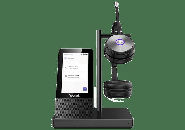 Cuffia con microfono Yealink WH66 Dual Teams Sistema di audioconferenza personale Wireless A Padiglione Ufficio USB tipo Blueto