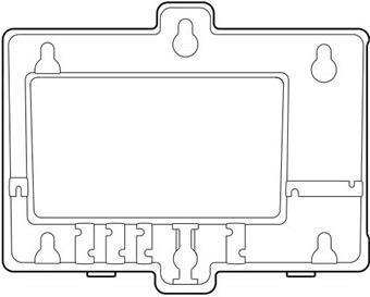 Yealink T46WM sostegno per telefono Nero (YEALINK WALLMOUNT FOR T46 SERIES)
