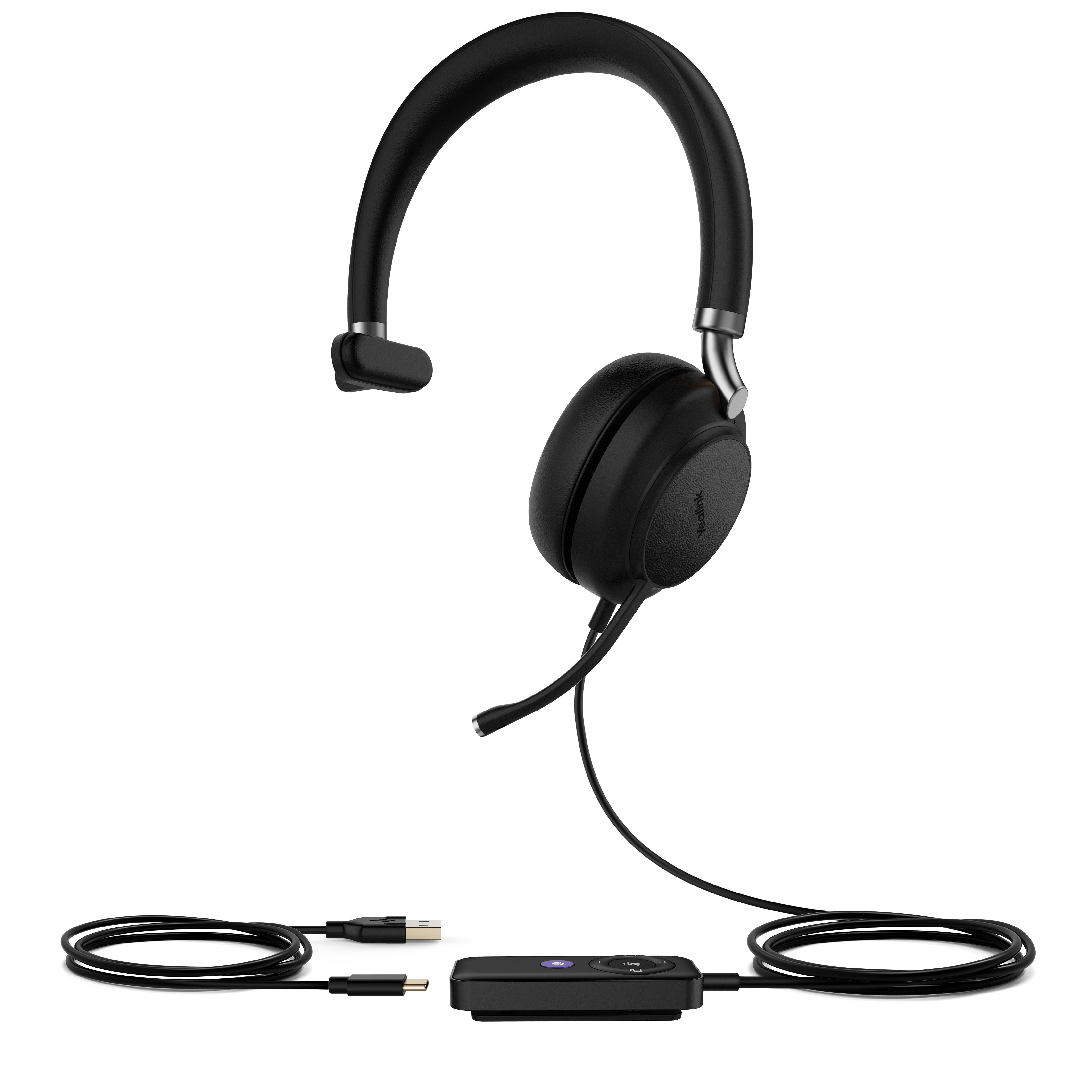 Ã¢â‚¬Â¢ Yealink Bluetooth Headset - UH38 Mono TeamsÃ‚Â -W/O BATÃ‚Â USB-C