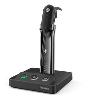 Yealink WH63 Portable Teams Auricolare Wireless A clip, A Padiglione, Passanuca Ufficio Base di ricarica Nero