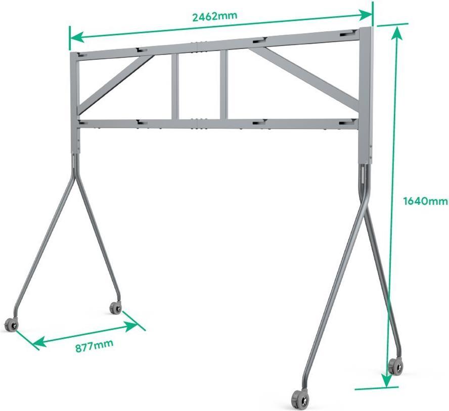 1x FloorStand for MeetingBoard 65 65 ETVRMA-Abwicklung nur mit einer Freigabe vom Hersteller mglich. Registrierung/Vorgehenswe