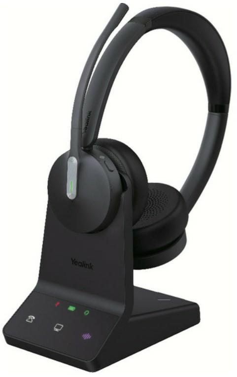 Yealink WH64 Dual Teams Auricolare Wireless A Padiglione Ufficio Micro-USB Bluetooth Nero