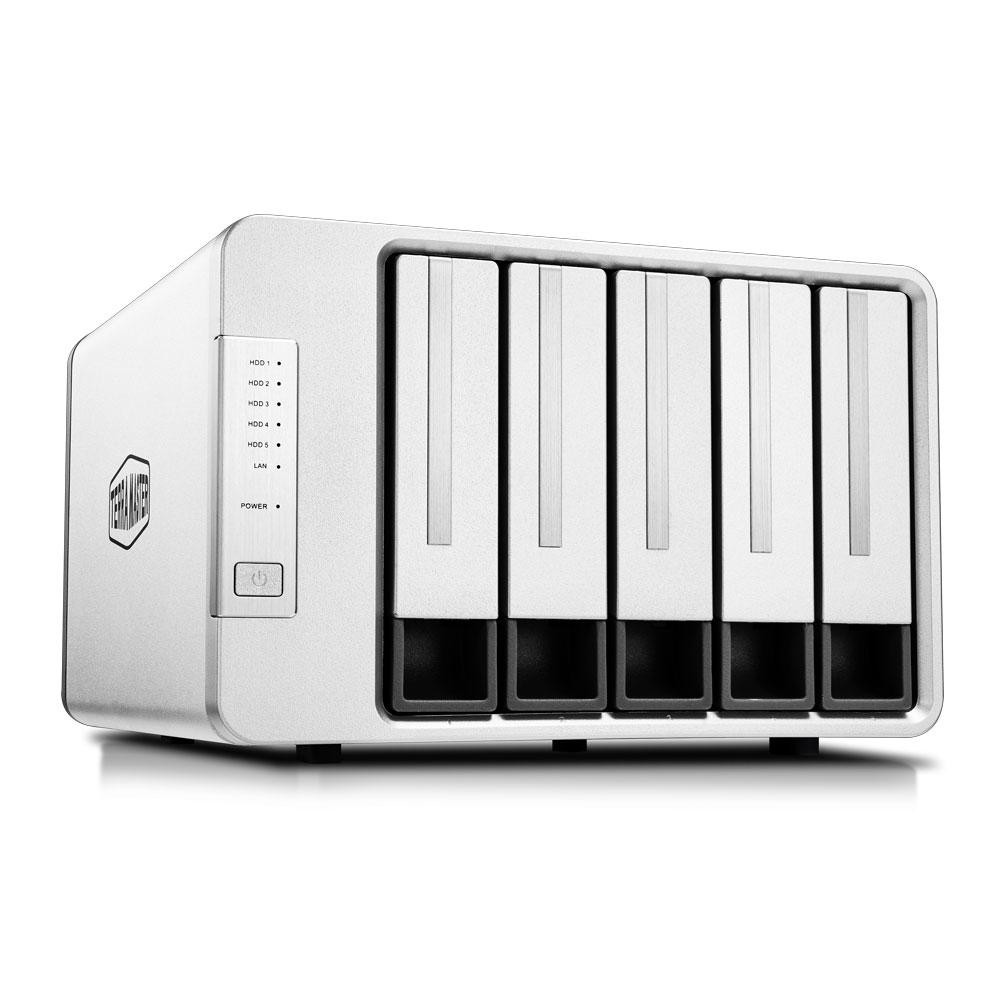 TerraMaster F5-422 server NAS e di archiviazione Desktop Intel® Celeron® J3455 4 GB DDR3 0 TB Grigio