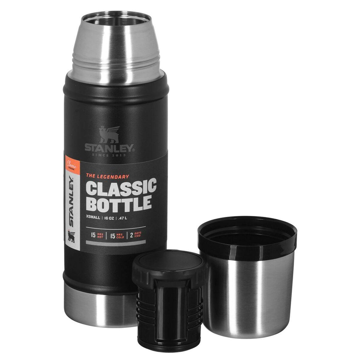 Bottiglia termica Stanley Classic da 0,47 l, nera