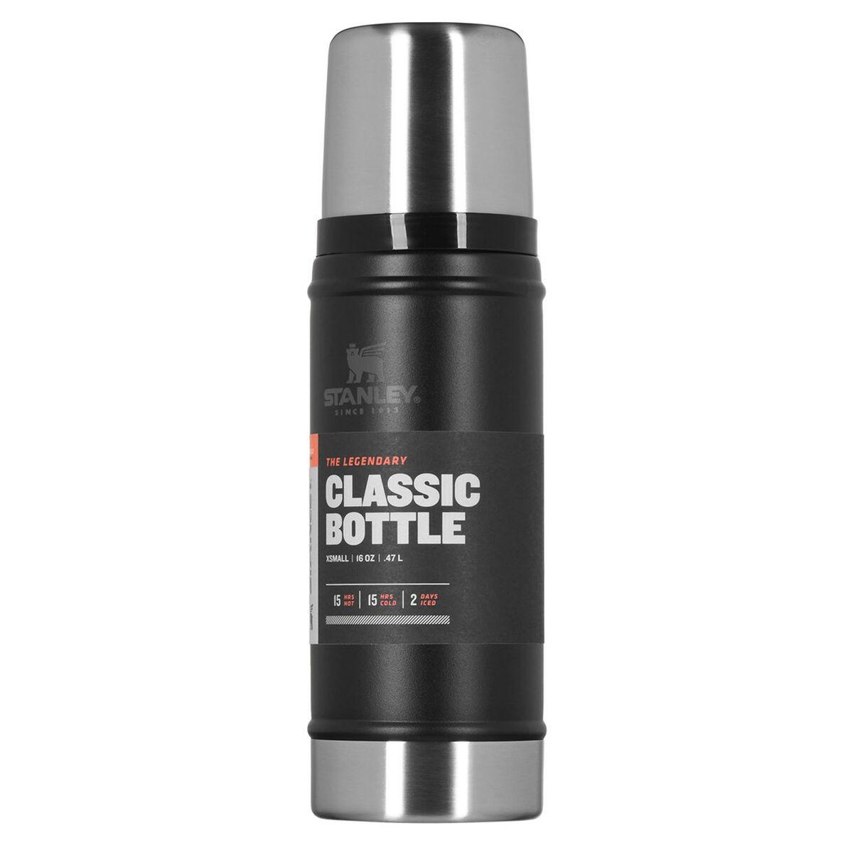 Bottiglia termica Stanley Classic da 0,47 l, nera