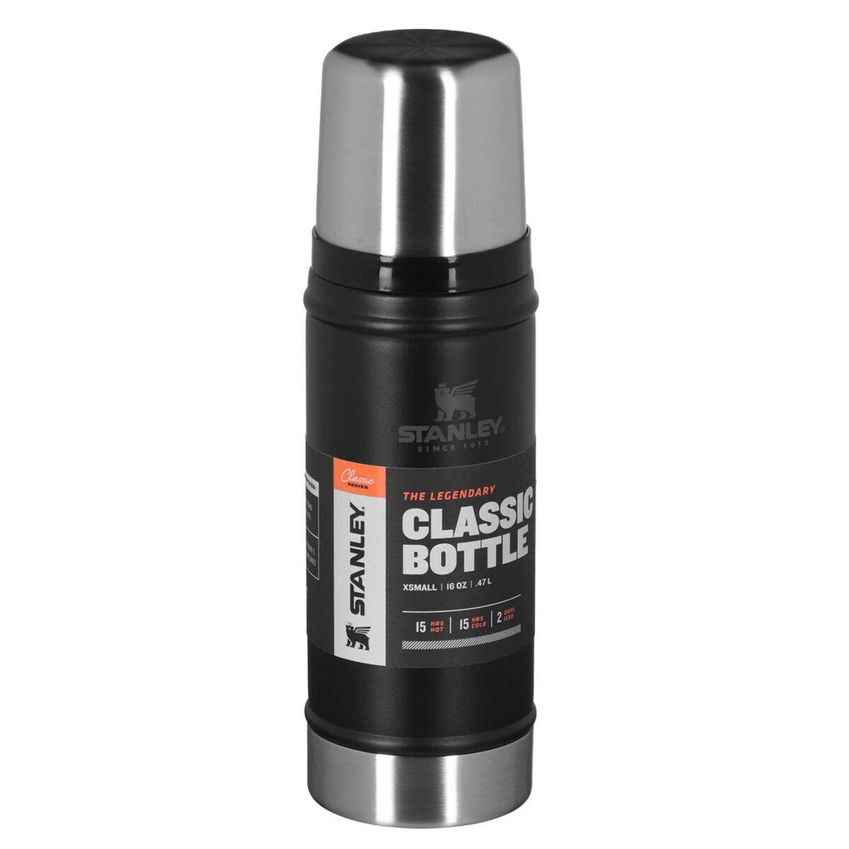 Bottiglia termica Stanley Classic da 0,47 l, nera