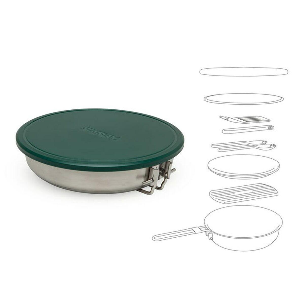 Set da cucina da campeggio tutto in uno Stanley Adventure, SET DI PADELLE
