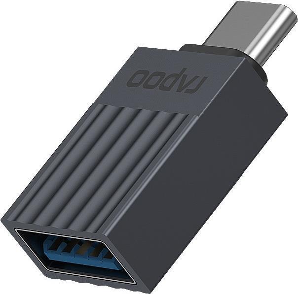 Rapoo USB-C Adapter grau USB-C auf USB