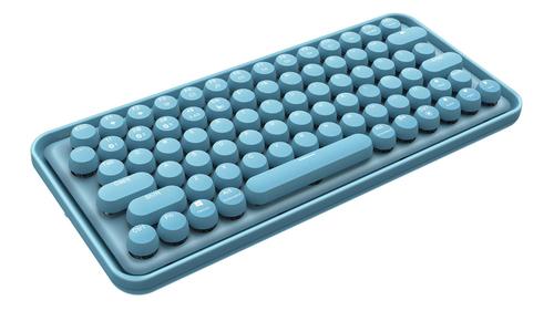 Rapoo Ralemo Pre 5 tastiera USB + RF Wireless + Bluetooth QWERTY Tedesco Blu