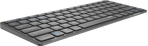 Rapoo E9600M tastiera RF senza fili + Bluetooth QWERTY Tedesco Grigio