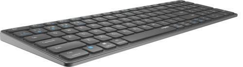 Rapoo E9700M tastiera RF senza fili + Bluetooth QWERTY Tedesco Grigio