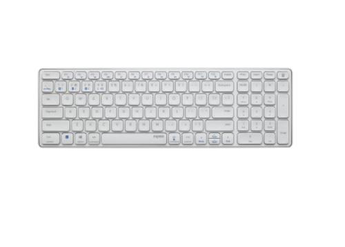 Hama E9700M tastiera Bluetooth QWERTZ Tedesco Bianco