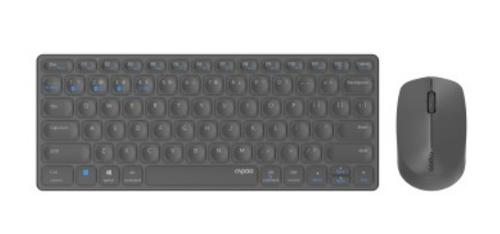 Hama 9600M tastiera Mouse incluso QWERTY Tedesco Grigio