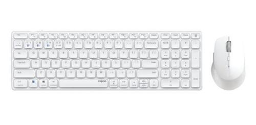 Hama 9700M tastiera Mouse incluso QWERTY Tedesco Bianco