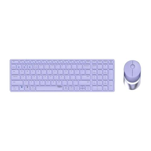 Rapoo 9750M tastiera Mouse incluso RF senza fili + Bluetooth QWERTZ Tedesco LillÃƒÂ 