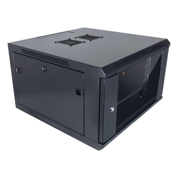 Aiten Data AI6609 Pensile 9U profonditÃƒÂ  600 - Porta in vetro - Blocco di sicurezza - Include vassoio fisso e ventola da