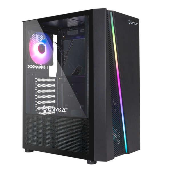 UNYKAch ATX Glayze Black Tower Nero