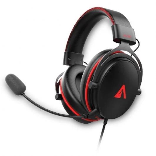 ABYSM AG700 Pro 7.1 Black Auricolare Cablato A Padiglione Giocare Nero Rosso