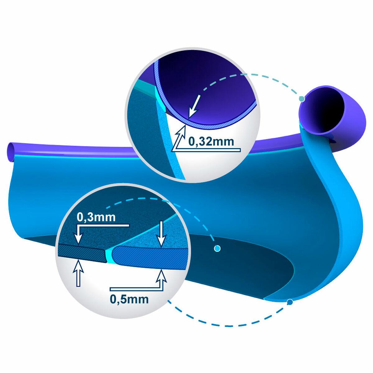Piscina Intex 28130NP Easy Set - Piscina fuori terra, Blu, 366 cm x 366 cm x 76 cm