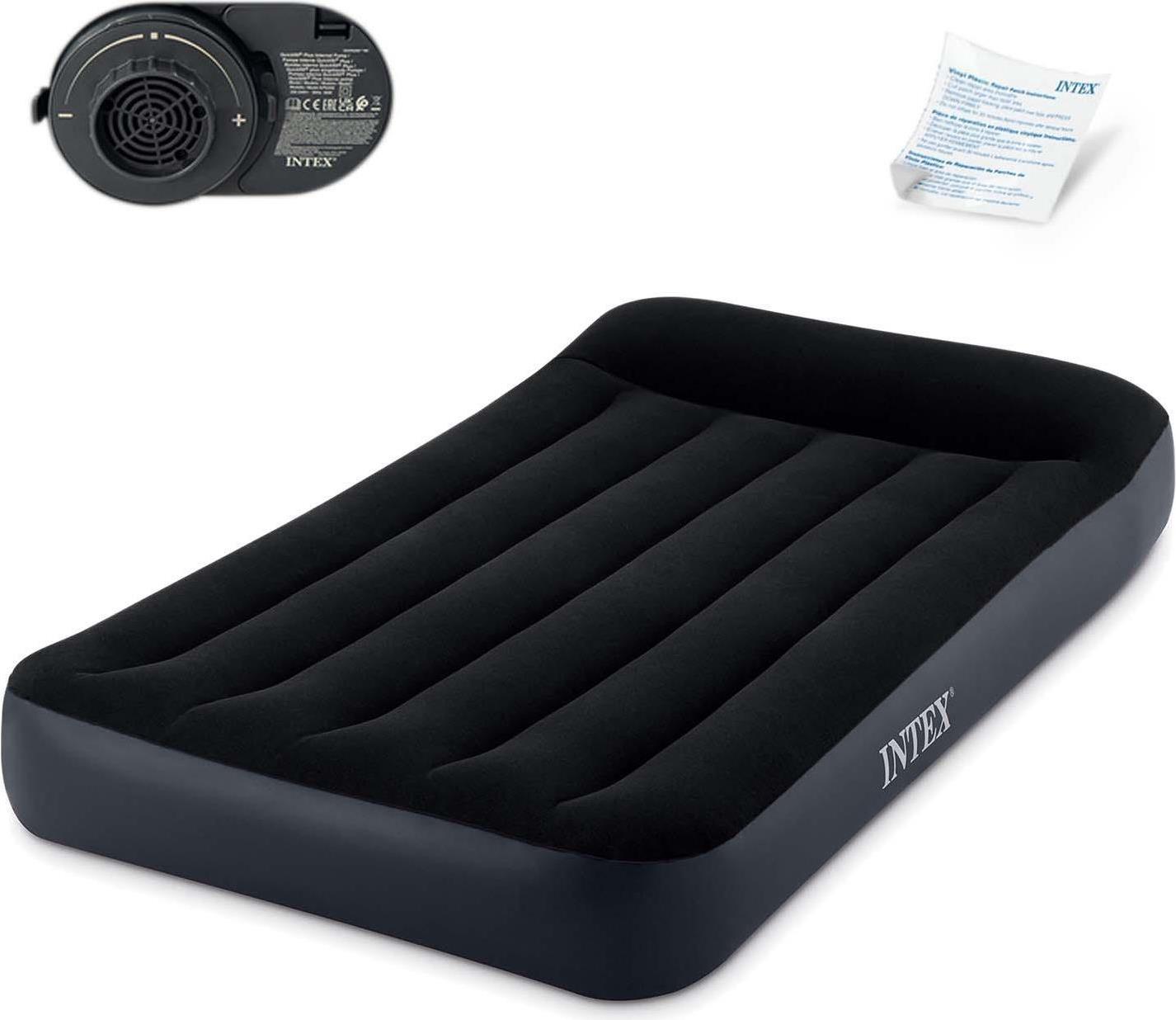 Materasso ad aria classico Intex 64146ND doppio poggiacuscino con fibra Tech RP