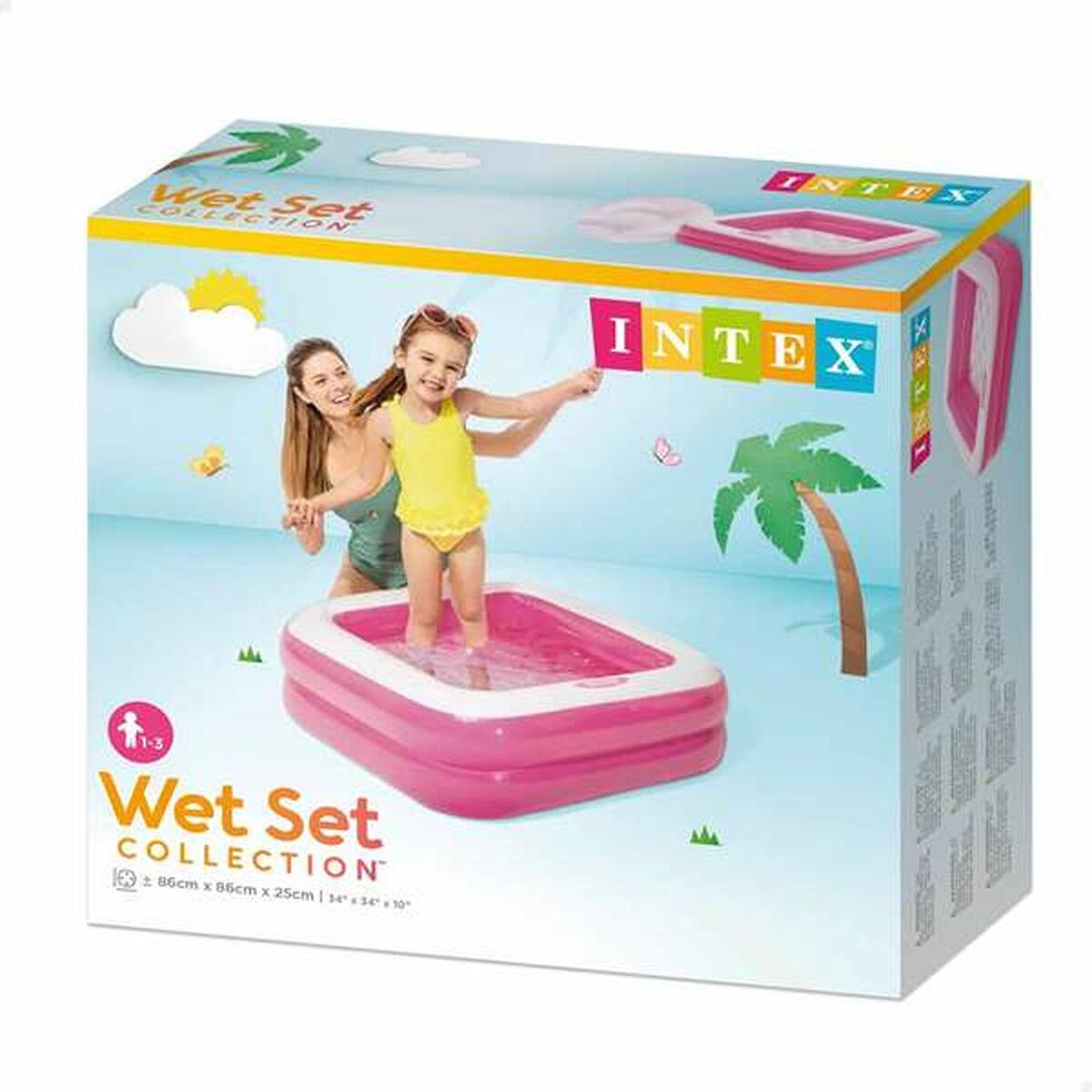 INTEX PISCINA BABY GONFIABILE QUADRATA 86x86x25CM COL.ASSORTITI 57100