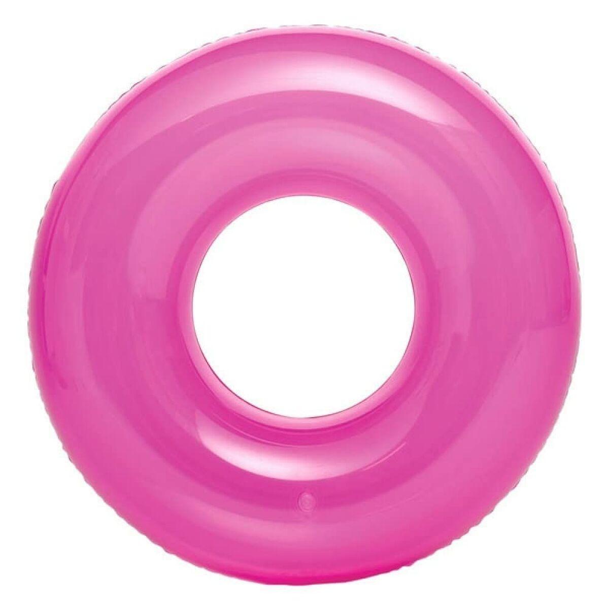Salvagente per nuoto Intex 59260NP trasparente in 3 colori senza ftalati diametro 76 cm