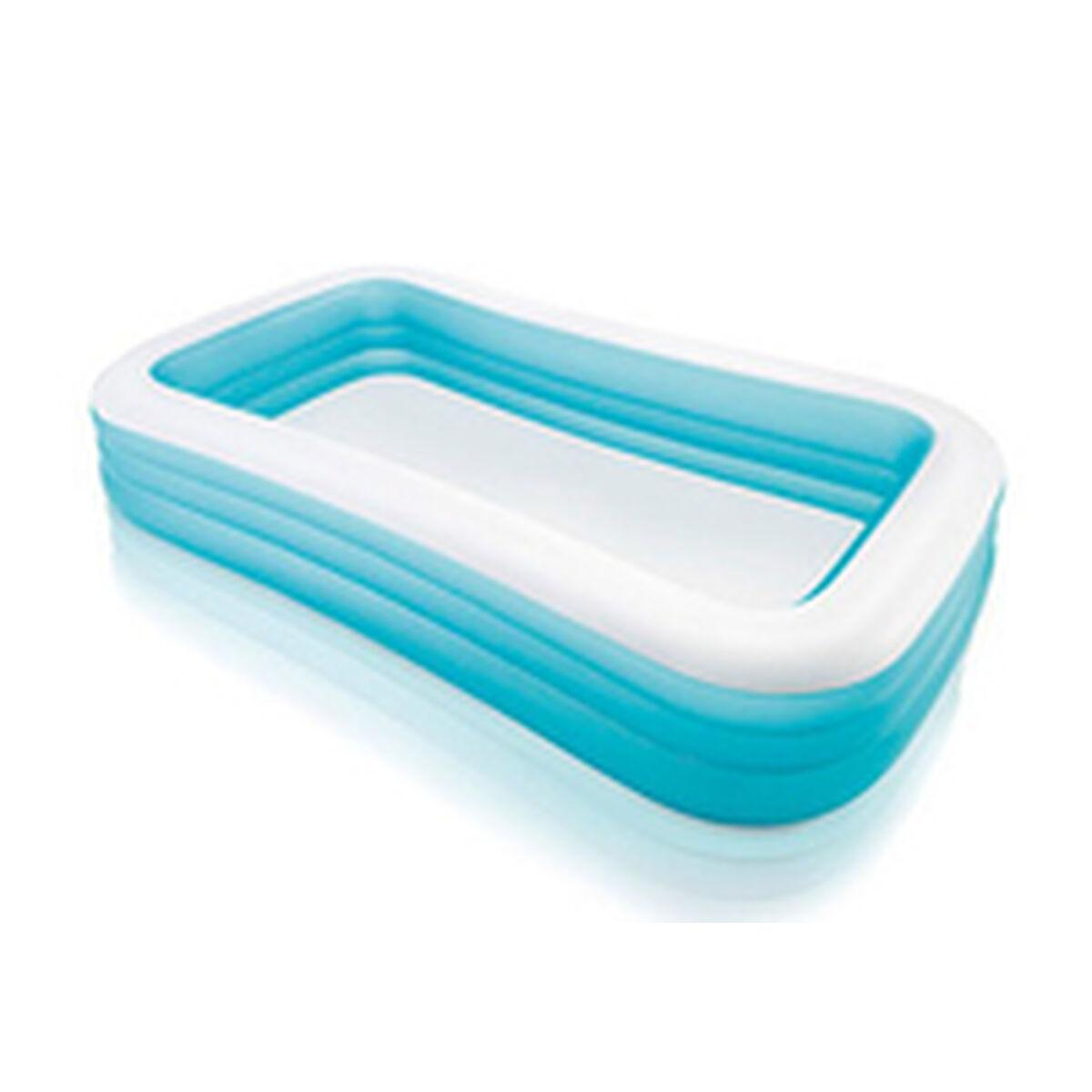Piscina rettangolare satinata Intex 58484NP - Colore blu