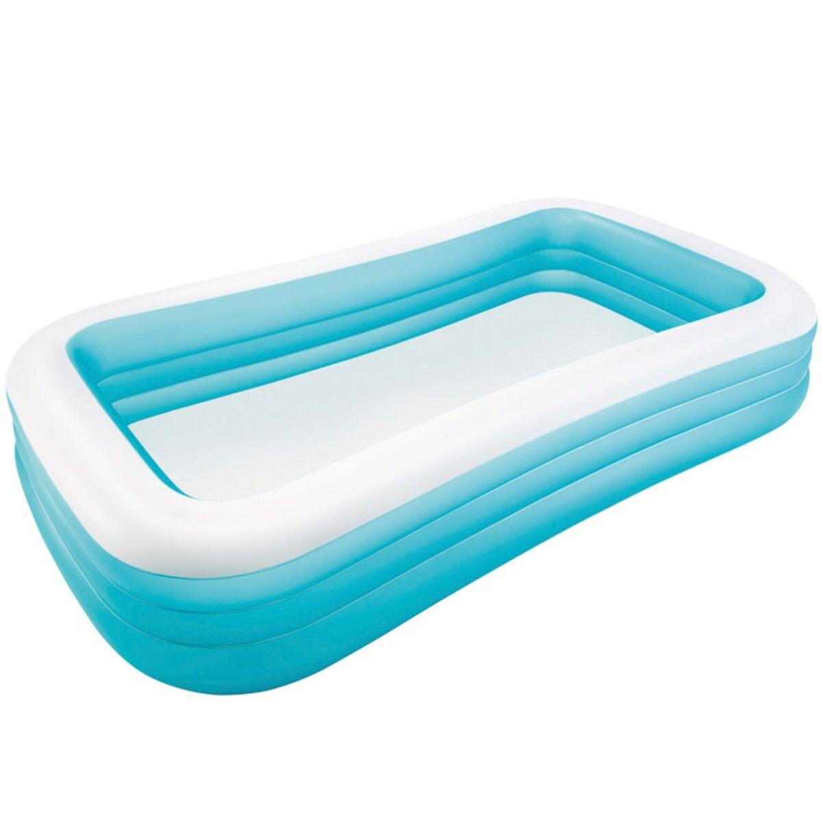 Piscina rettangolare satinata Intex 58484NP - Colore blu