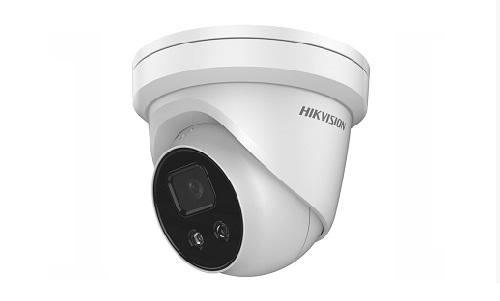 TURRET IP Hikvision 4MP Ottica Fissa 2.8mm PoE ACUSENSE