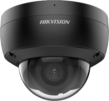 Hikvision DS-2CD2146G2-ISU(2.8mm)(C)(NERO) Telecamera di rete a cupola fissa AcuSense da 4 MP