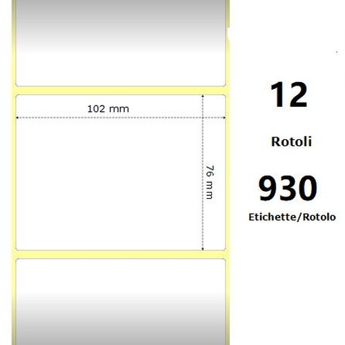 White 102x76mm 930...