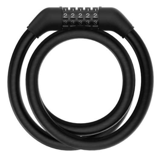 Luogo del cavo Xiaomi con combinazione per scooter elettrico - Combinazione a 5 cifre - cavo in acciaio