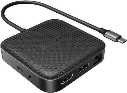HYPER HD583-GL replicatore di porte e docking station per notebook USB 3.2 Gen 1 3.1 Gen 1 Type-C Nero (HD USB4 MOBILE DOCK)