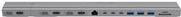 Targus HyperDrive 4K 2 x USB 3.2 Gen 2 3.1 Gen 2 Type-C Argento (TARGUS HD 4K DOCKING - MB PRO - )
