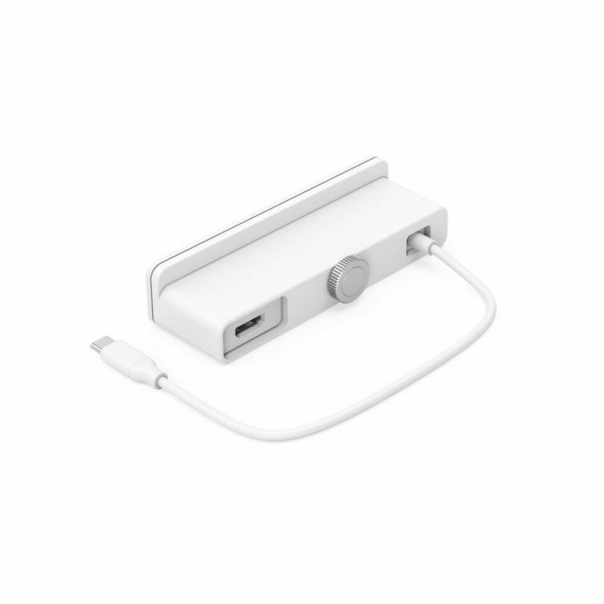 HYPER HD34A8 replicatore di porte e docking station per notebook USB 3.2 Gen 1 [3.1 Gen 1] Type-C Bianco (HYPERDRIVE 5IN1 USB-C