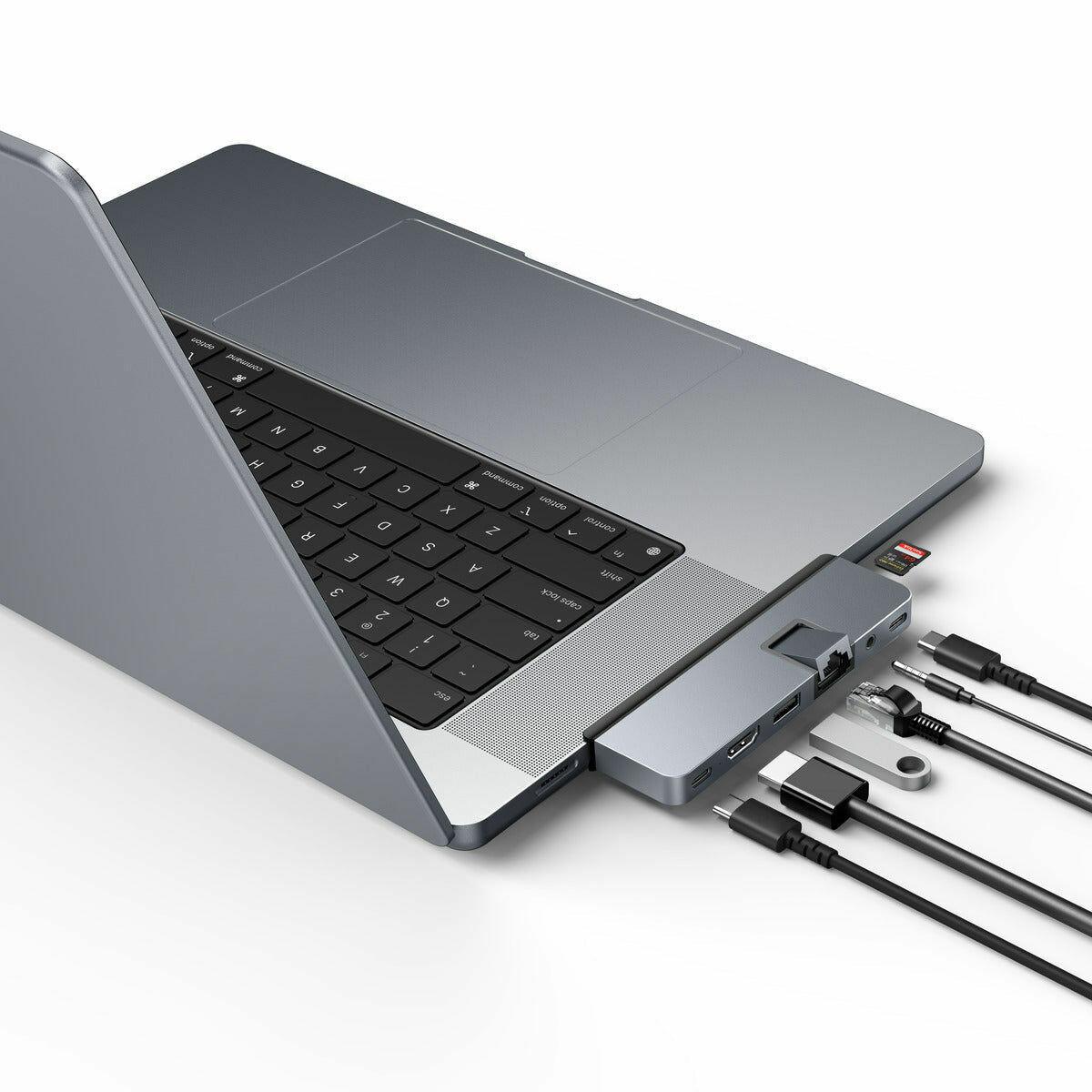 HYPER HD575-GRY-GL replicatore di porte e docking station per notebook USB 3.2 Gen 1 3.1 Gen 1 Type-C Grigio (HyperDrive DUO Pr