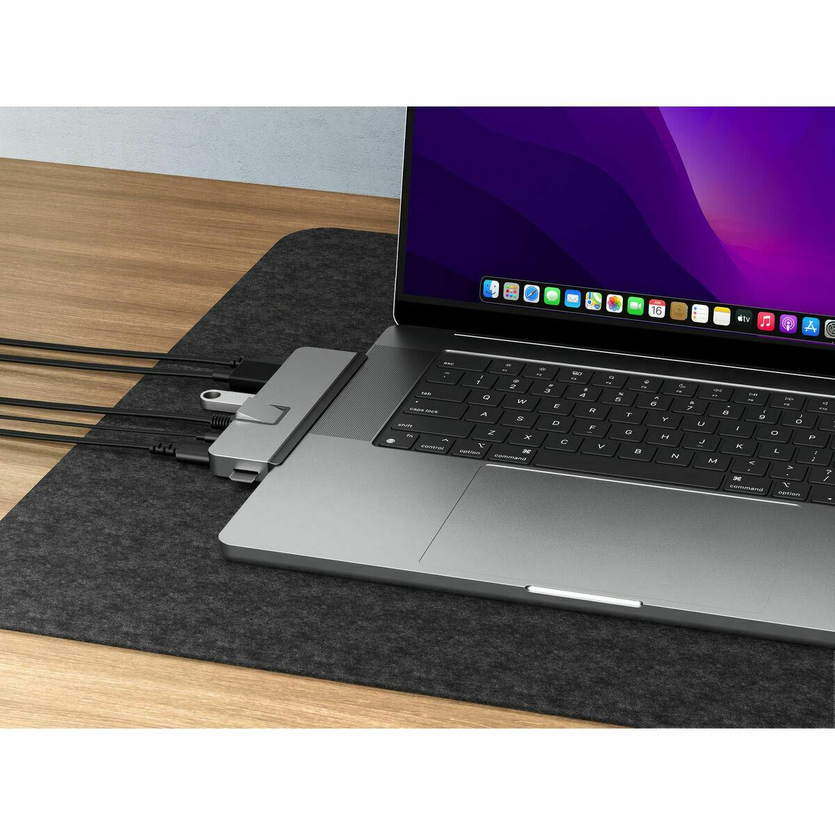 HYPER HD575-GRY-GL replicatore di porte e docking station per notebook USB 3.2 Gen 1 3.1 Gen 1 Type-C Grigio (HyperDrive DUO Pr