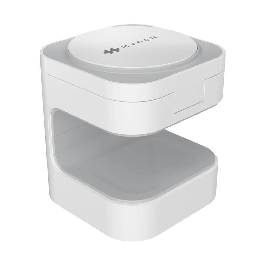 Targus HJ3320WHGL Caricabatterie per dispositivi mobili Cuffie Smartphone Orologio intelligente Bianco USB Carica wireless Rica