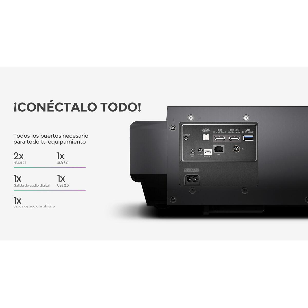 Proiettore laser tricromatico Hisense PX1-Pro a distanza ultra breve 2.200 lumen