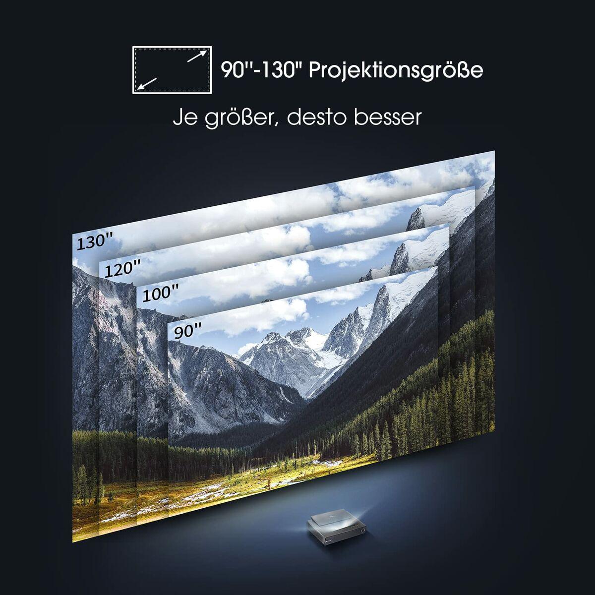 Proiettore laser tricromatico Hisense PX1-Pro a distanza ultra breve 2.200 lumen